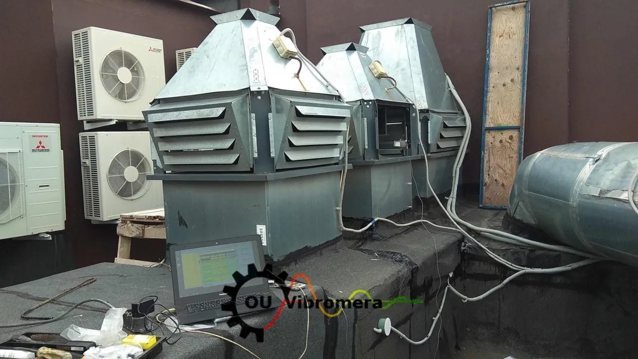 Equipamento de segurança e ferramentas para trabalhos de equilíbrio de ventiladores
